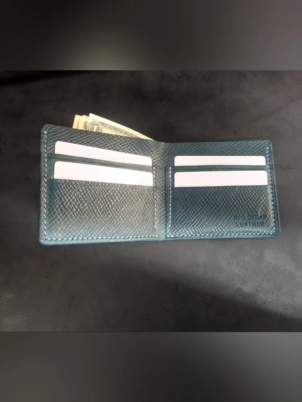 Red Cedar Leather this wallet